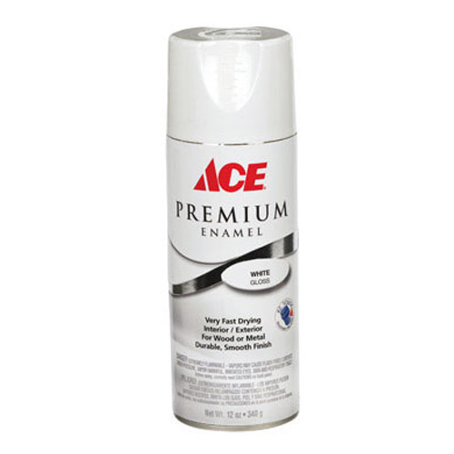 SPRAY GLOSS ENAMEL-WHITE